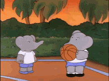 Gif animé Babar sport